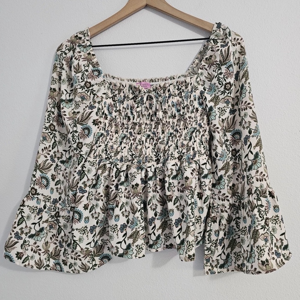 Francesca's‎ - Paisley Floral Boho Top